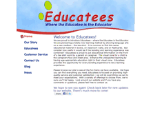 Tablet Screenshot of educatees.com